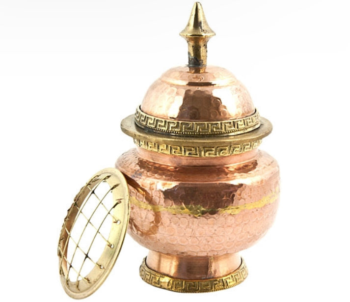 Copper Screen Burner with Lid