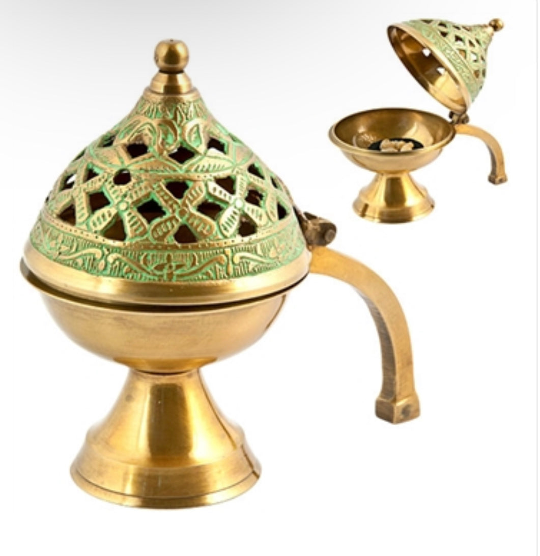 Brass Censer Burner with Handle