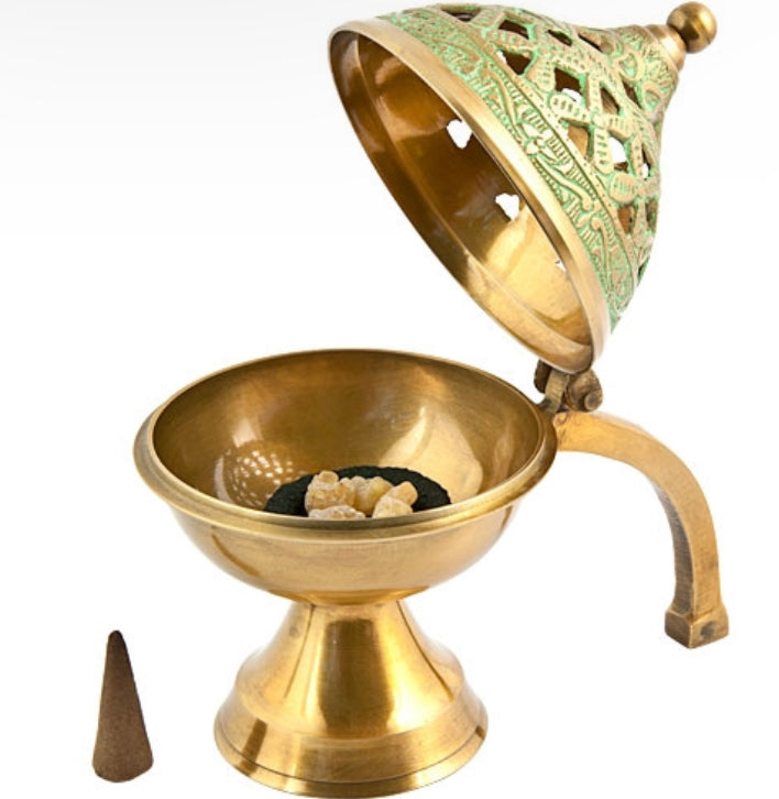 Brass Censer Burner with Handle