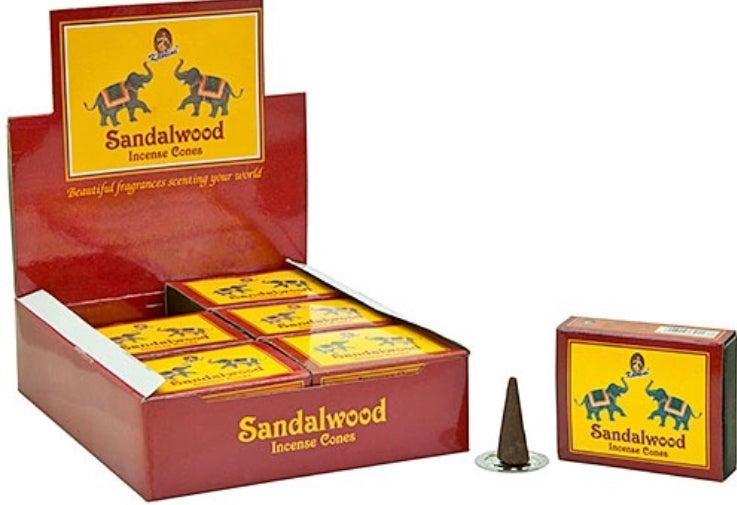 Kamini Sandalwood Cones - 10 Cones Pack