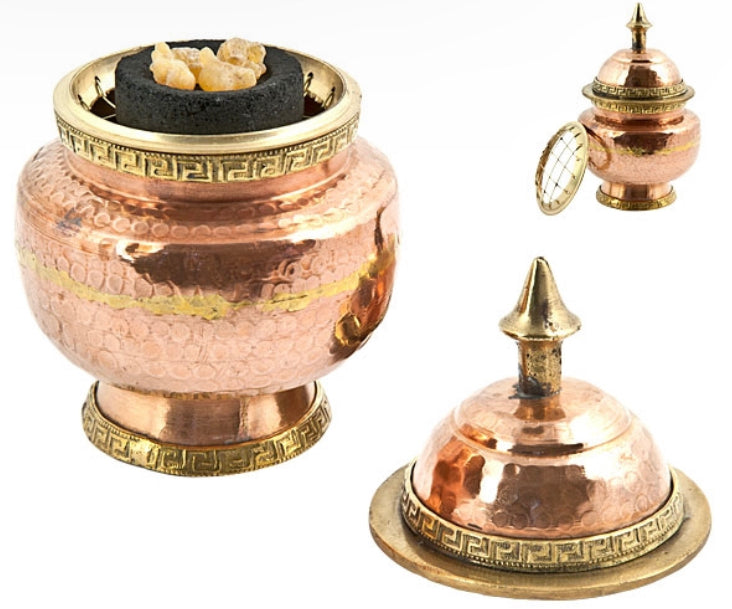 Copper Screen Burner with Lid